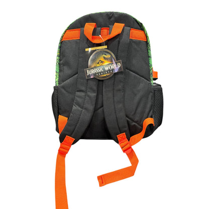 Jurassic World 5-Piece Backpack Set With Lunch Bag, Water Bottle & Accessories Plus Kids Accessories Bundle