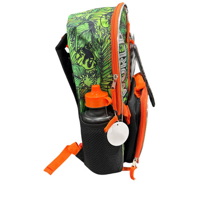 Jurassic World 5-Piece Backpack Set With Lunch Bag, Water Bottle & Accessories Plus Kids Accessories Bundle