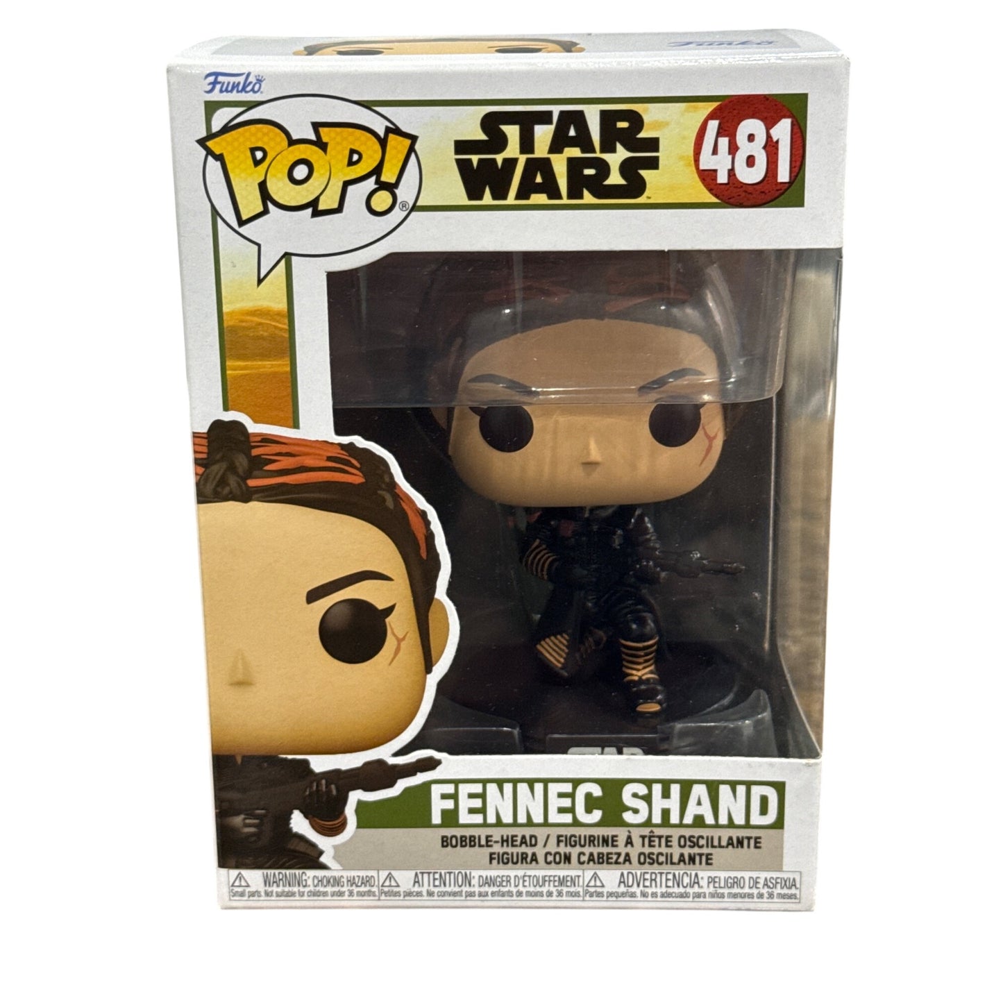 Funko Pop! Star Wars Fennec Shand #481 Vinyl Figure Bobblehead Collectible