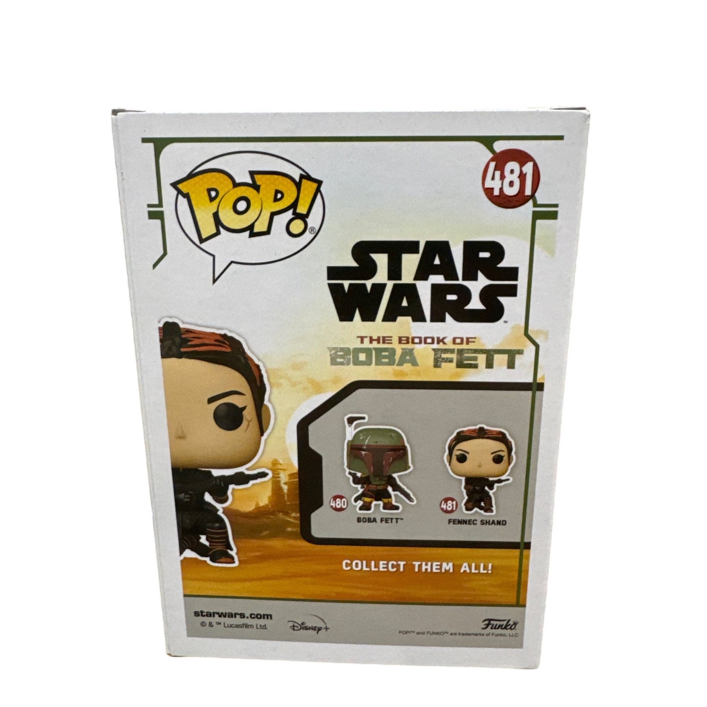 Funko Pop! Star Wars Fennec Shand #481 Vinyl Figure Bobblehead Collectible