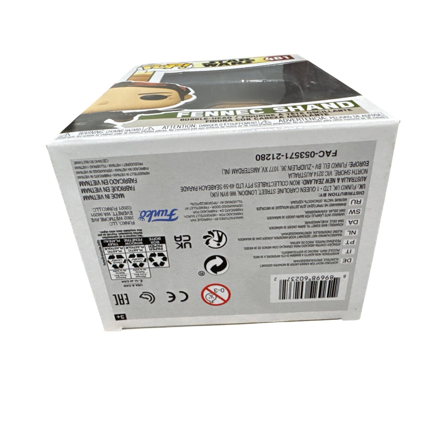 Funko Pop! Star Wars Fennec Shand #481 Vinyl Figure Bobblehead Collectible