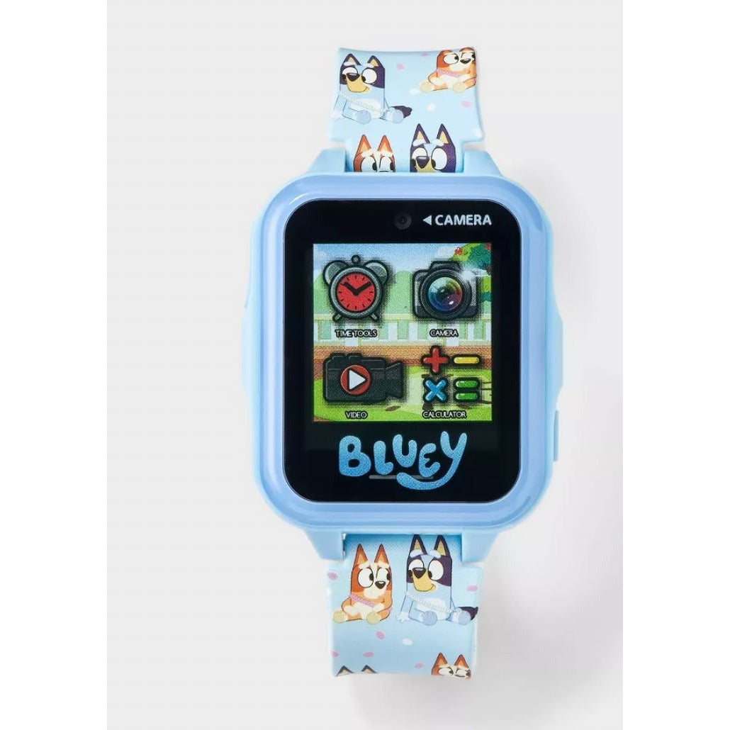 Bluey Kids Smartwatch With Camera Games Flashlight & Calculator - Light-Up Bezel Adjustable Band Ages 6+