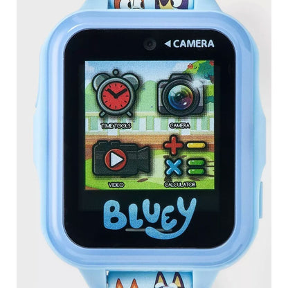 Bluey Kids Smartwatch With Camera Games Flashlight & Calculator - Light-Up Bezel Adjustable Band Ages 6+