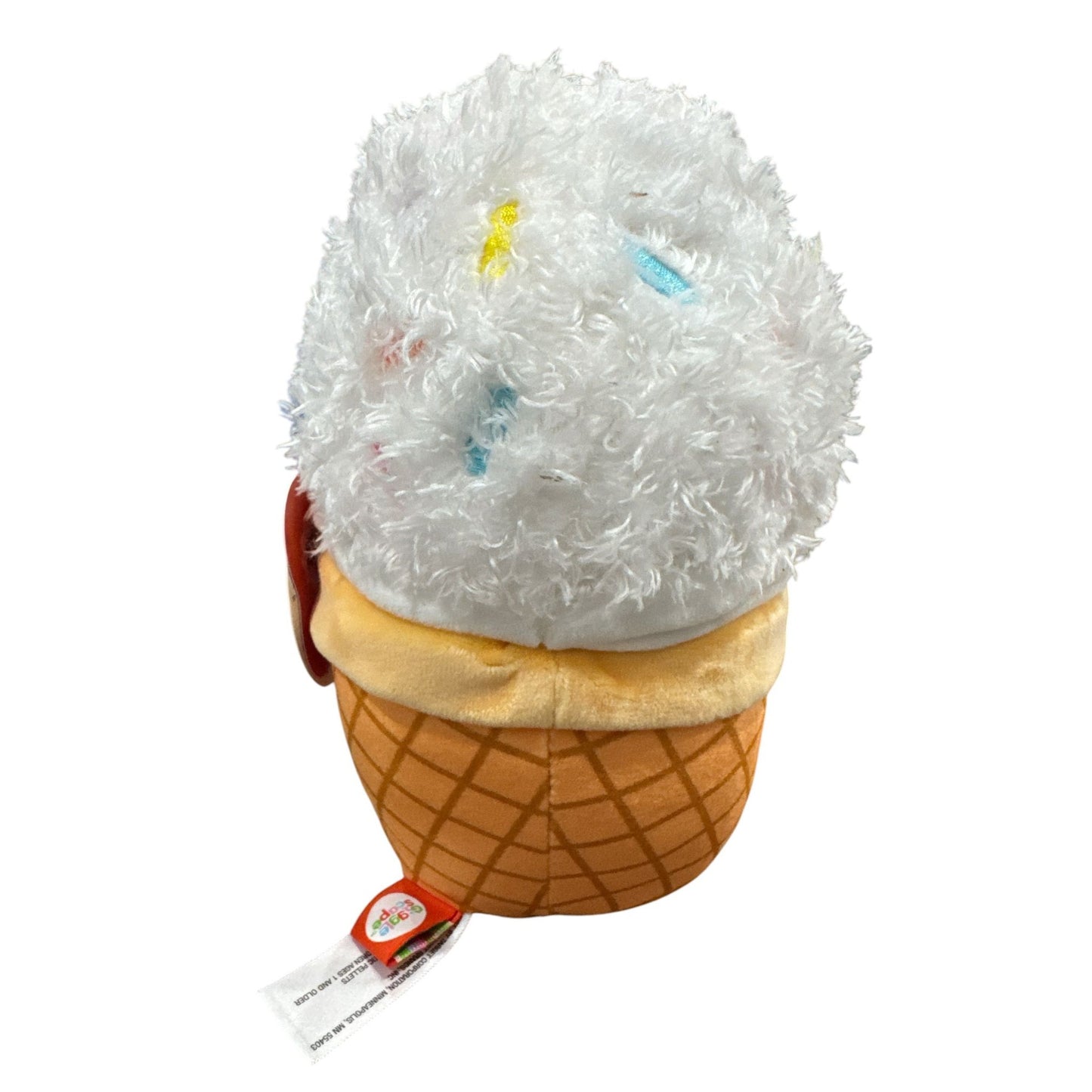 Gigglescape Ice Cream Cone Plush Toy With Sprinkles 6" Soft and Adorable Ages 1+