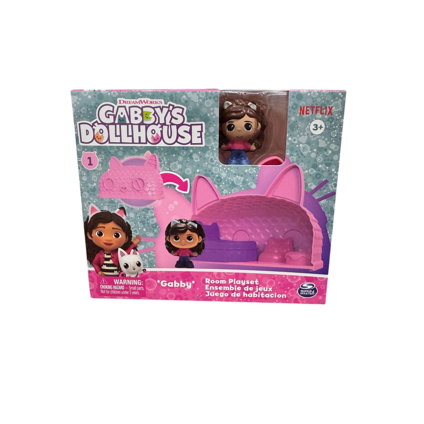 Gabbys Dollhouse Room Playset With Gabby Figure & Accessories For Ages 3+