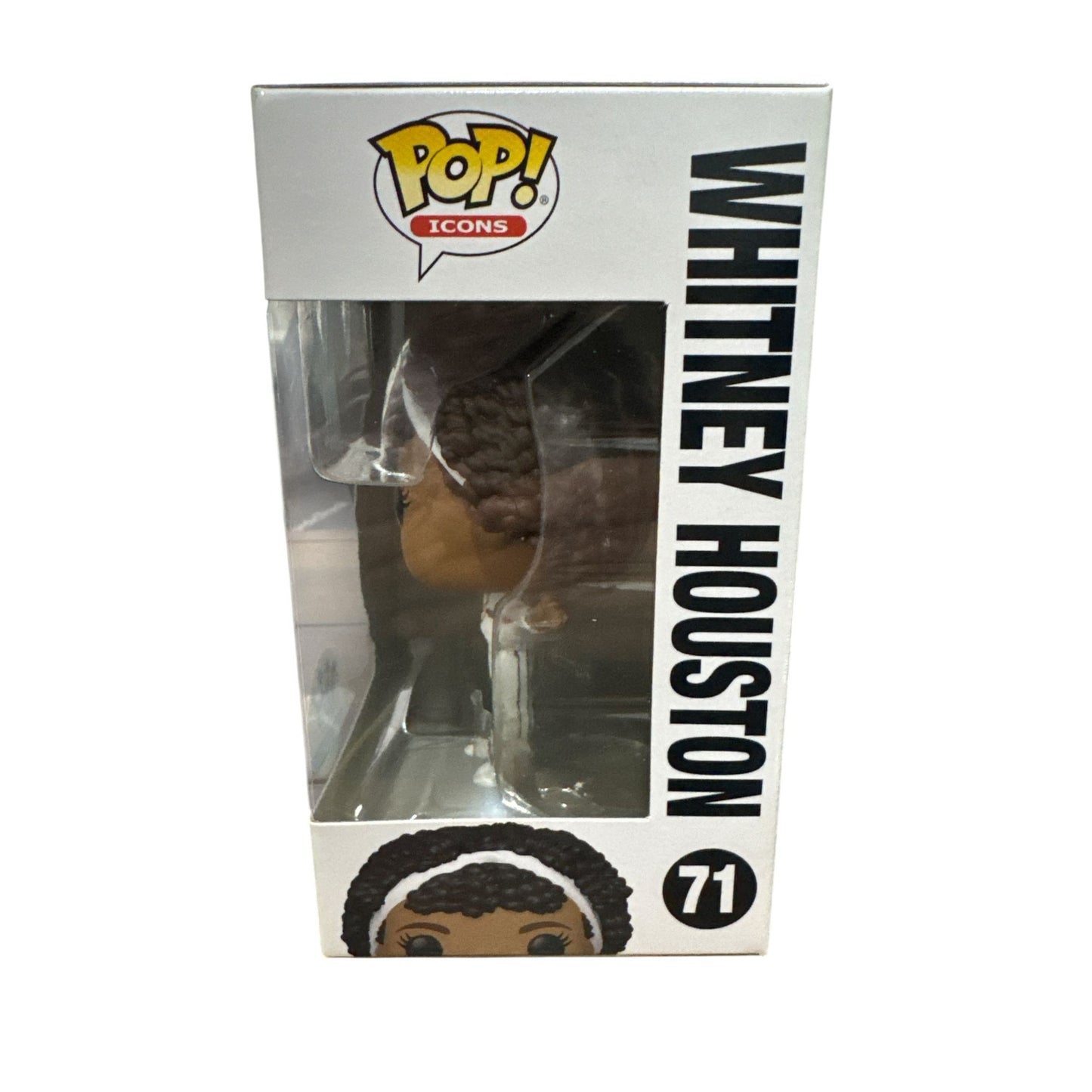 Funko Pop Icons Whitney Houston #71 Exclusive Vinyl Figure In Box