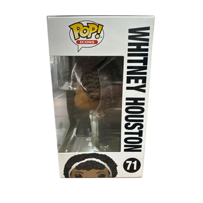 Funko Pop Icons Whitney Houston #71 Exclusive Vinyl Figure In Box