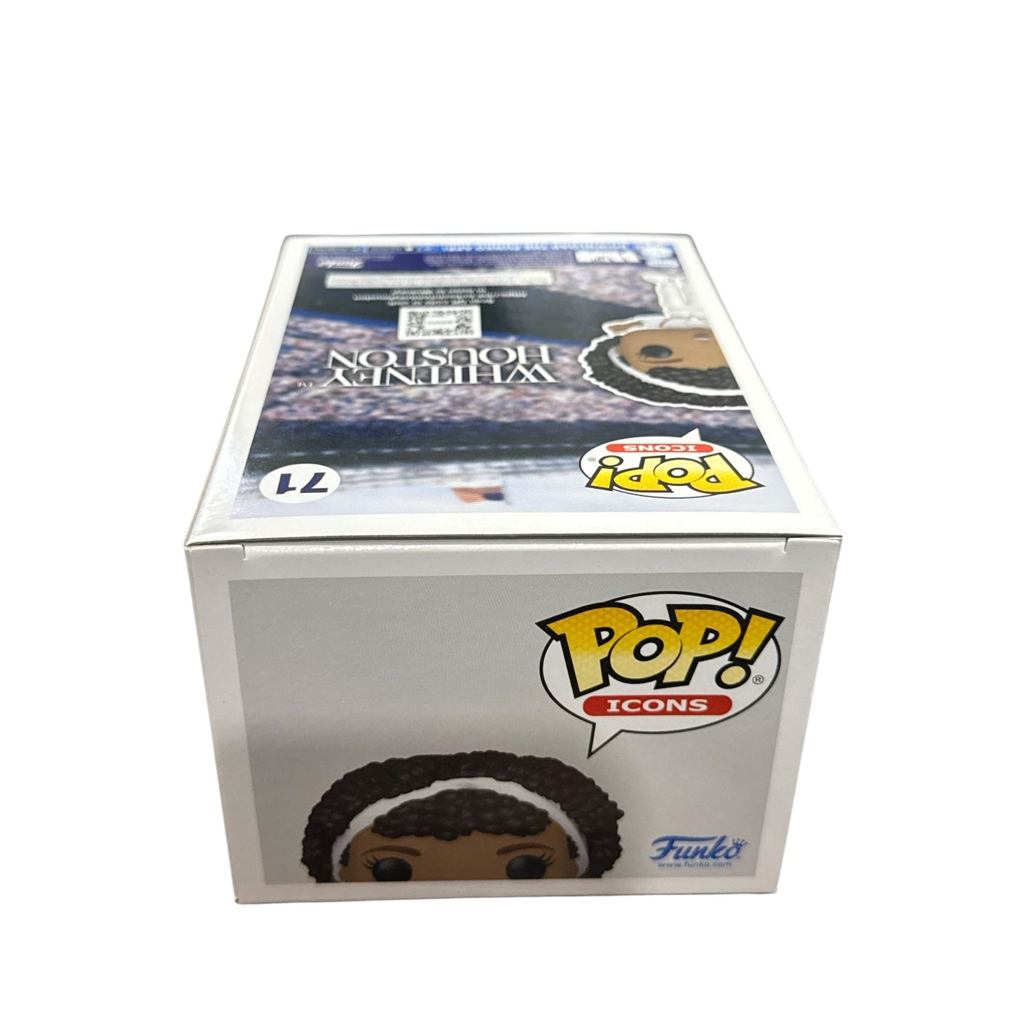 Funko Pop Icons Whitney Houston #71 Exclusive Vinyl Figure In Box