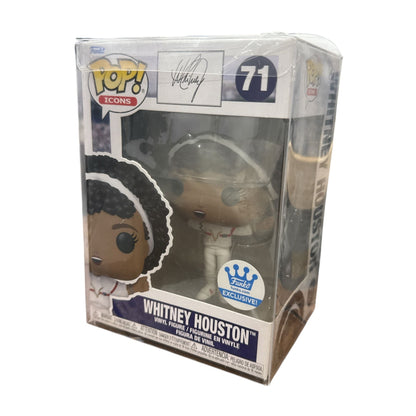 Funko Pop Icons Whitney Houston #71 Exclusive Vinyl Figure In Box
