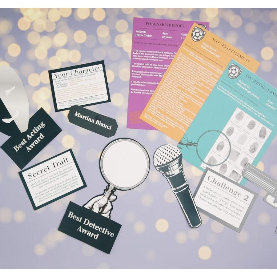Host Your Own Murder Mystery On The Dance Floor Game With 3 Alternative Endings For Adults & Teens