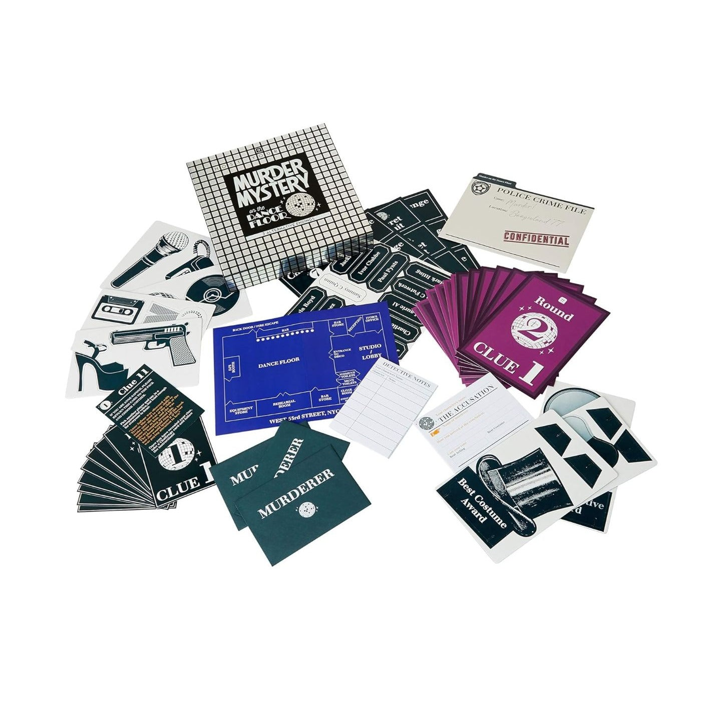 Host Your Own Murder Mystery On The Dance Floor Game With 3 Alternative Endings For Adults & Teens