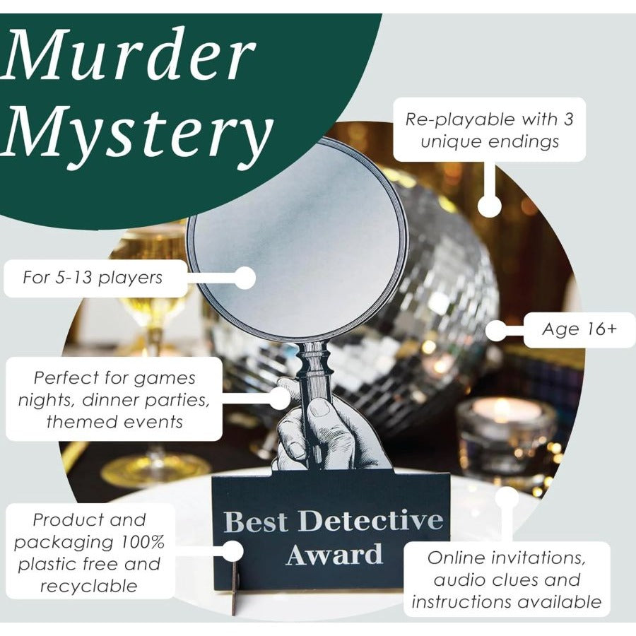 Host Your Own Murder Mystery On The Dance Floor Game With 3 Alternative Endings For Adults & Teens