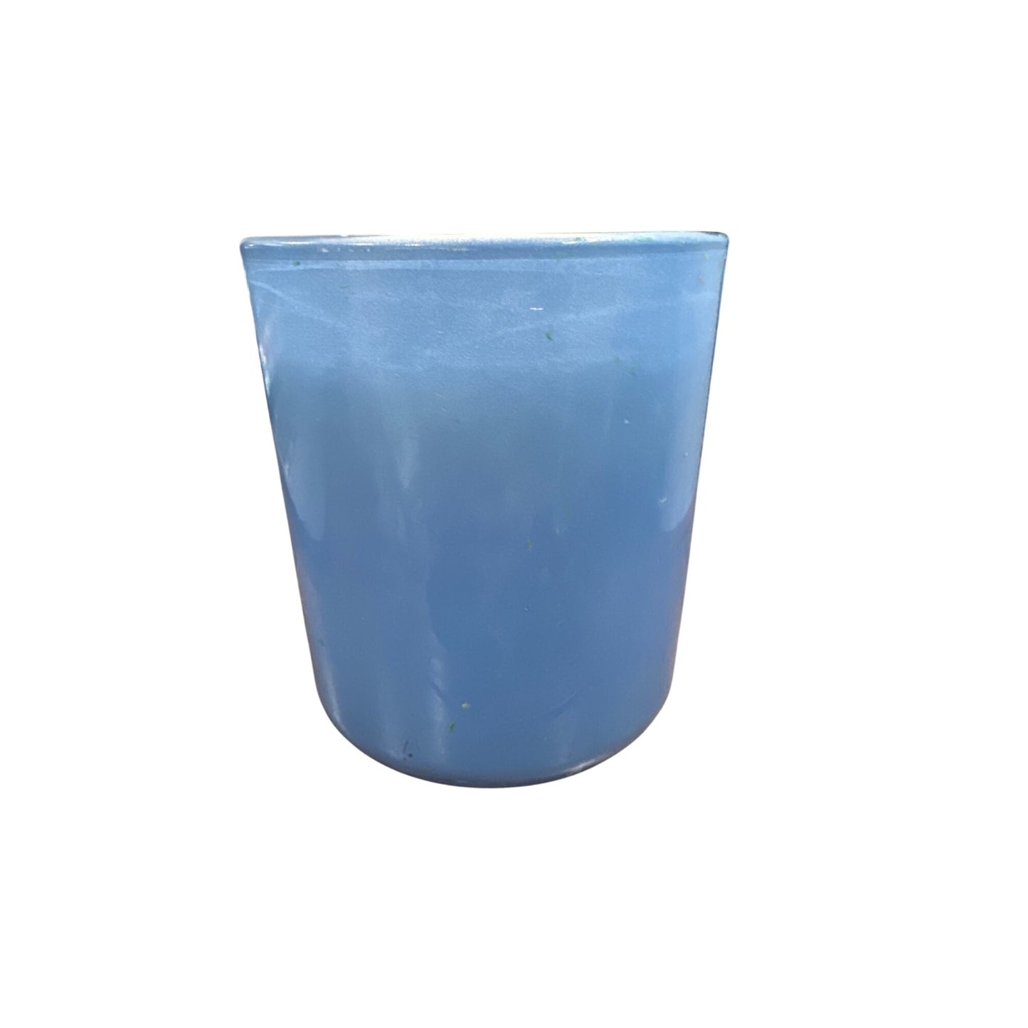 Room Essentials Sparkling Kiwi Scented Jar Candle 12oz Blue Glass