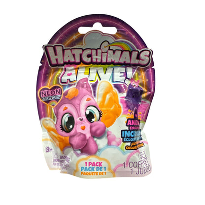Hatchimals Alive Neon Rainbow Surprise Pack With Amazing Color Changes Ages 3+