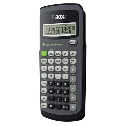 Set of 2 Texas Instruments TI-30Xa Battery-Powered Scientific Calculator With Protective Cover Permitted For SAT/AP/ACT Exams