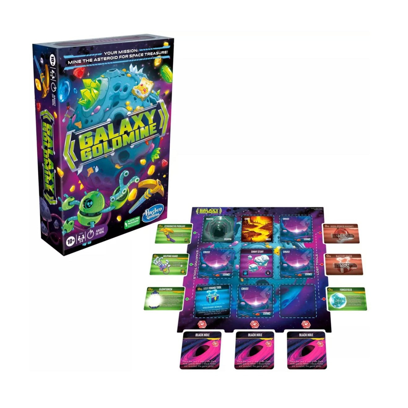 Galaxy Goldmine Board Game 10+ For 2-6 Players By Hasbro Gaming