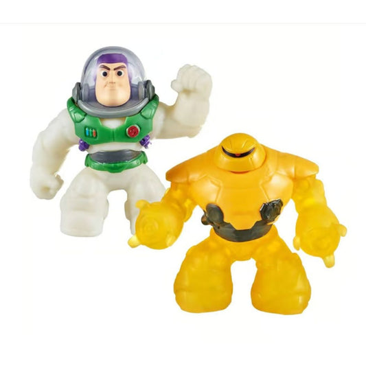 Disney Pixar Lightyear Goo Jit Zu Buzz Lightyear Vs Zyclops Action Figures Stretchy & Squishy Fun