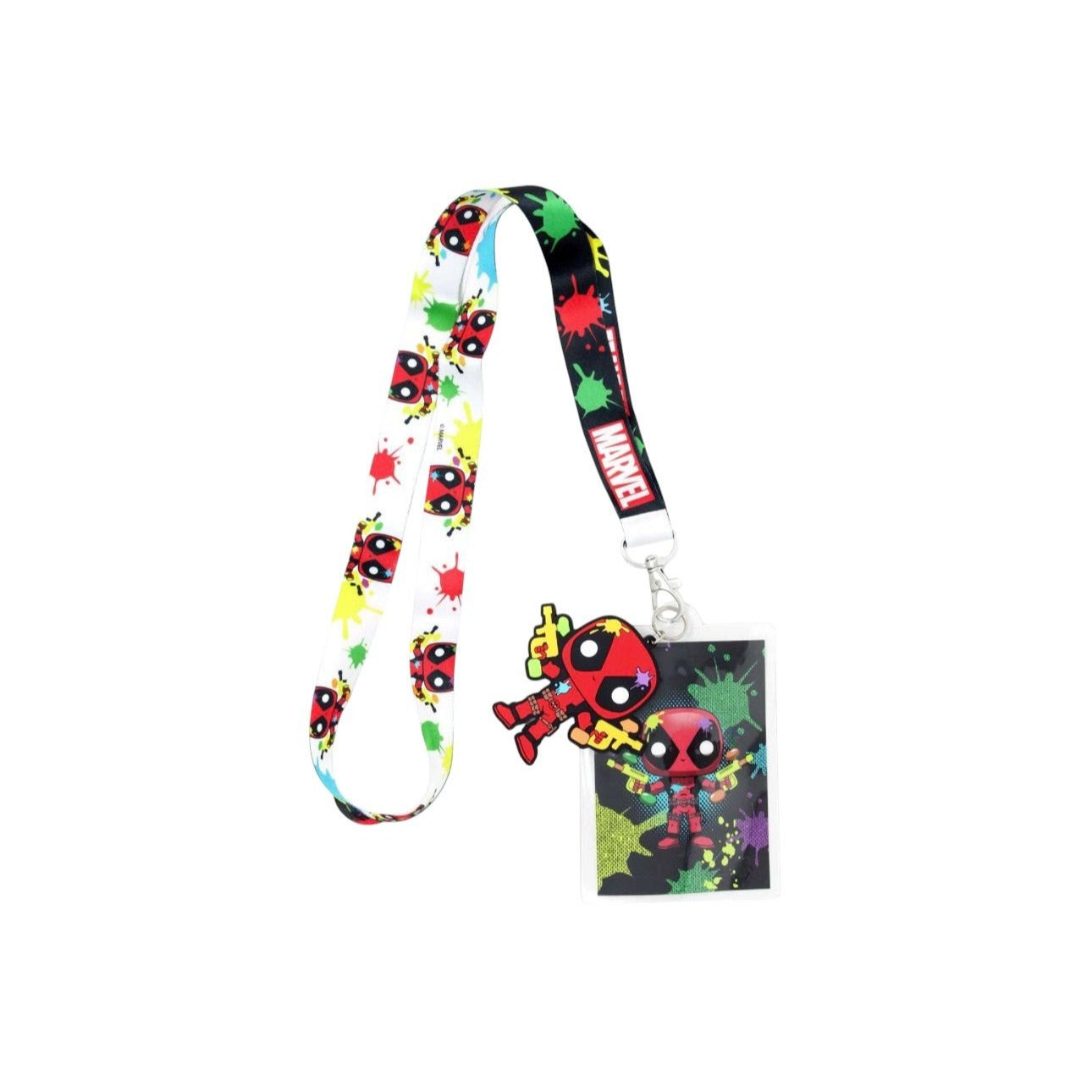 Deadpool Funko Pop Lanyard With ID Badge Holder & Clip - Marvel Official Licensed Merchandise