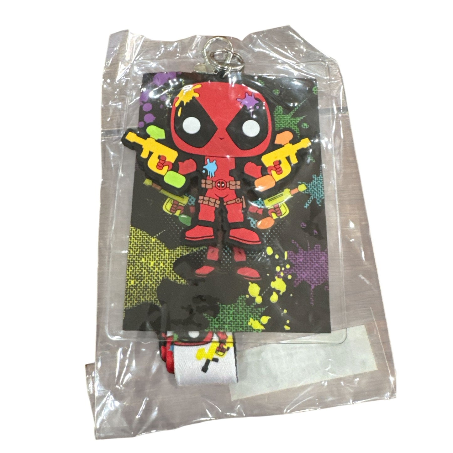 Deadpool Funko Pop Lanyard With ID Badge Holder & Clip - Marvel Official Licensed Merchandise