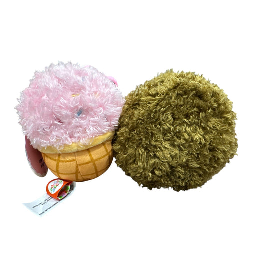 Ice Cream & Cookie Plush Clip-On Toys Set - Giggle Scape