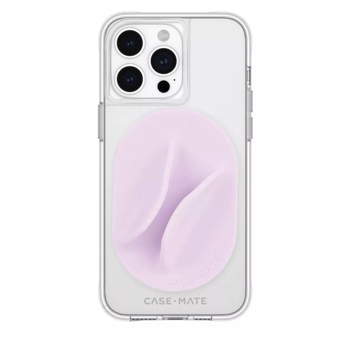 Case-Mate Lip Gloss Holder With Adhesive Backing For Phones Fits Most Lipsticks & Glosses Silicone Lavender & Teal