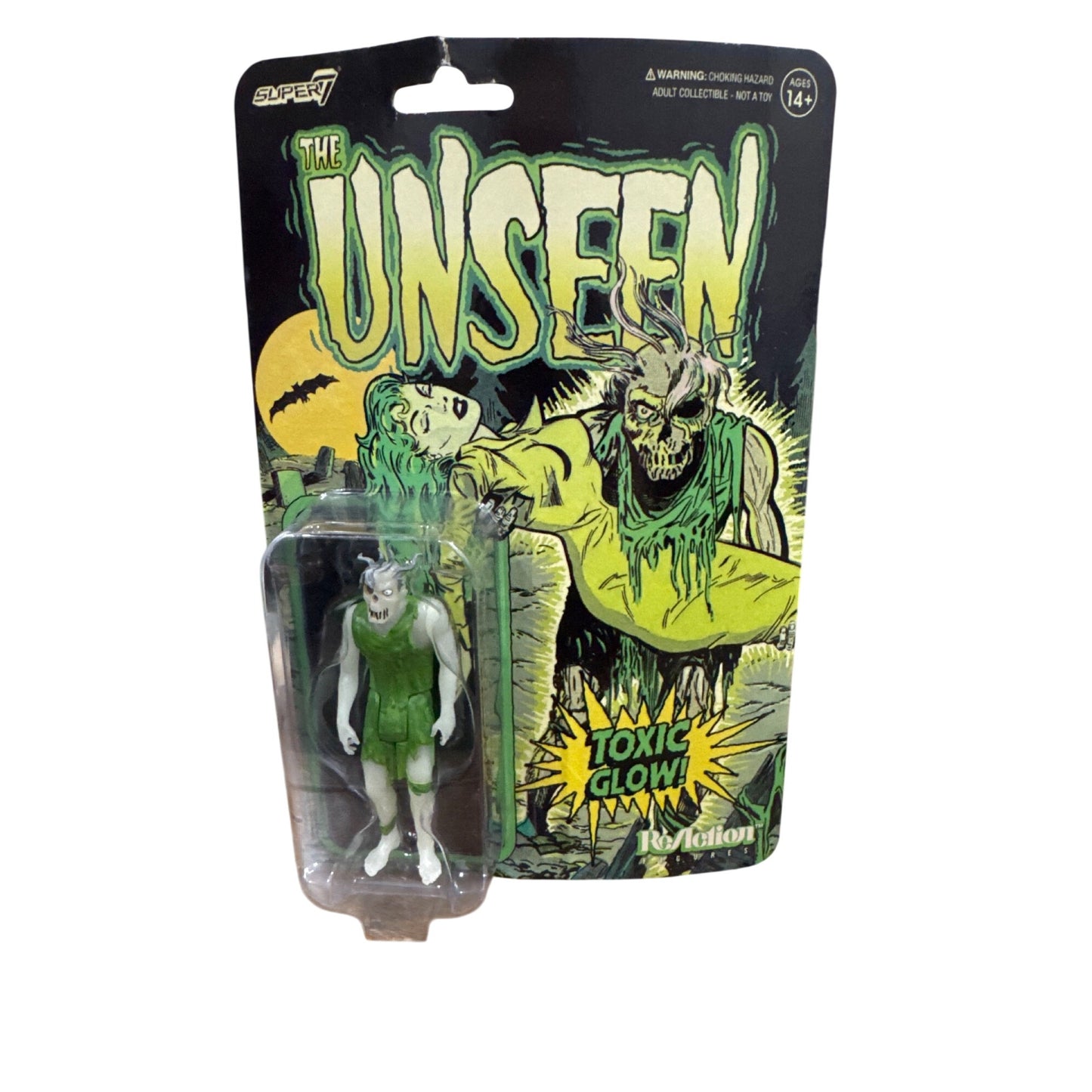 Super7 The Unseen Toxic Glow Reaction Action Figure Horror Pre-Code Era Collectible