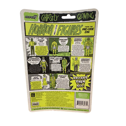 Super7 The Unseen Toxic Glow Reaction Action Figure Horror Pre-Code Era Collectible