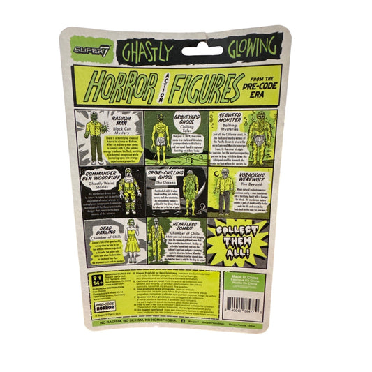 Super7 The Unseen Toxic Glow Reaction Action Figure Horror Pre-Code Era Collectible