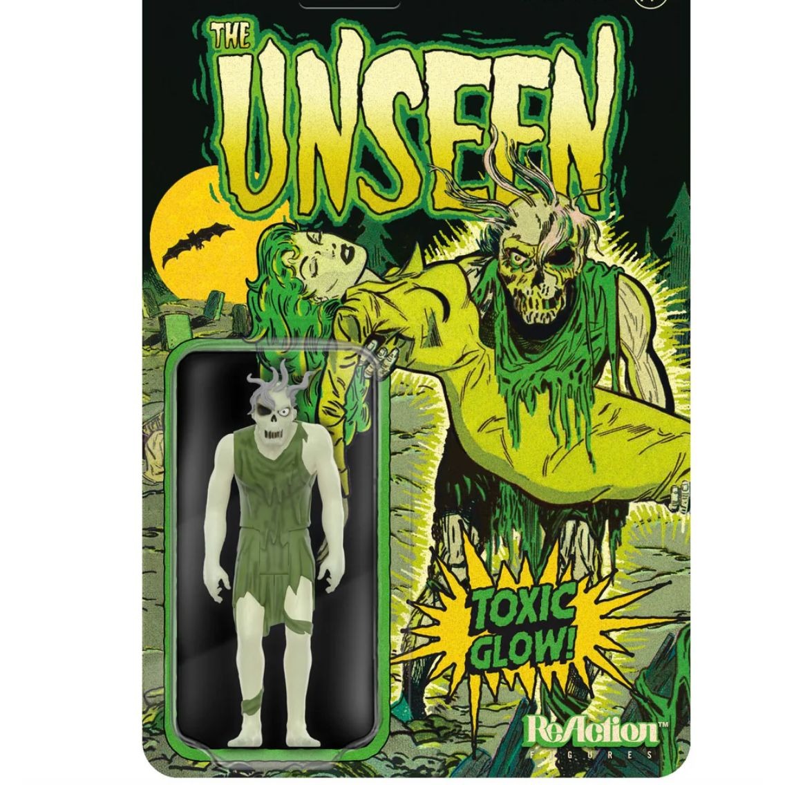 Super7 The Unseen Toxic Glow Reaction Action Figure Horror Pre-Code Era Collectible