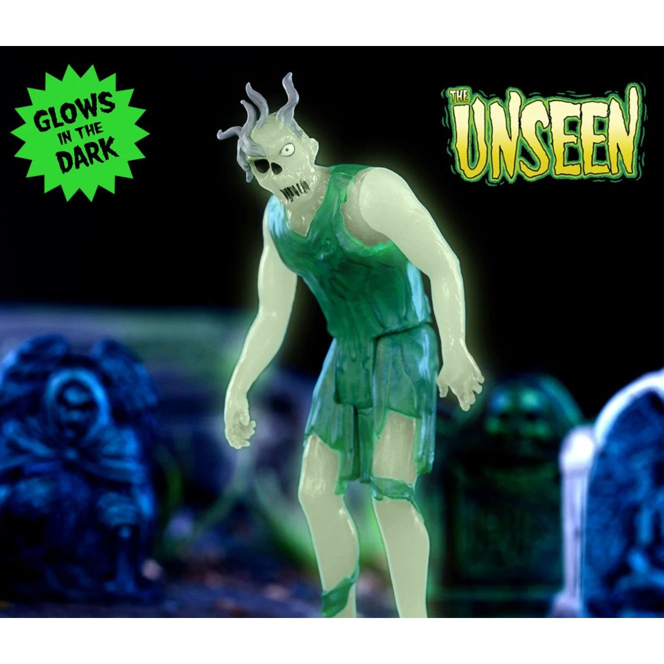 Super7 The Unseen Toxic Glow Reaction Action Figure Horror Pre-Code Era Collectible
