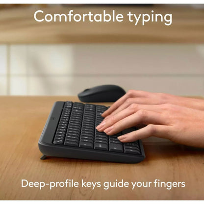 Logitech Bluetooth Compact Keyboard & Mouse Combo For Windows Mac ChromeOS