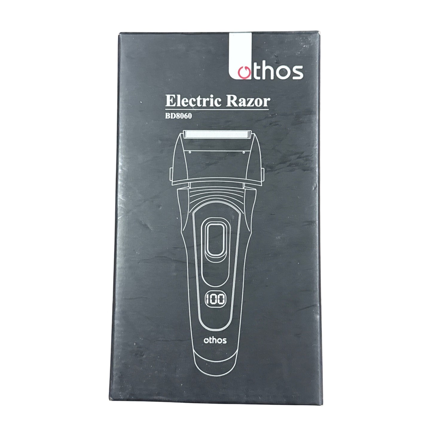 Othos Men Electric Razor BD8060 Cordless Dual Foil Shaver With LED Display & USB Charging