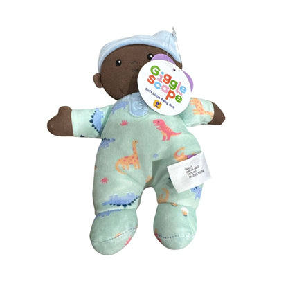 Soft Gigglescape Baby Doll With Dinosaur Pajamas and Hat Plush