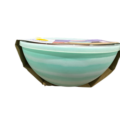 Sun Squad Packable Serving Bowl Set With Lids BPA-Free Dishwasher-Safe 3-Piece Multicolor