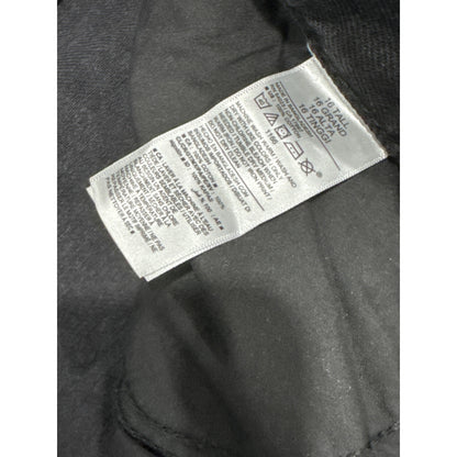 Old Navy High-Rise Slouchy Straight Black Jeans Distressed Size 16 Tall