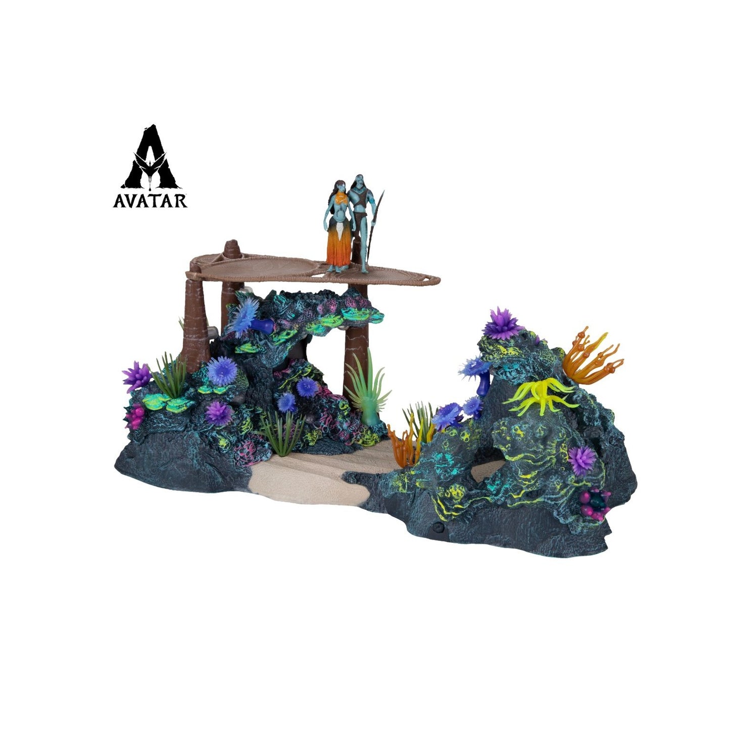Avatar Metkayina Reef Playset With Tonowari & Ronal By McFarlane Toys