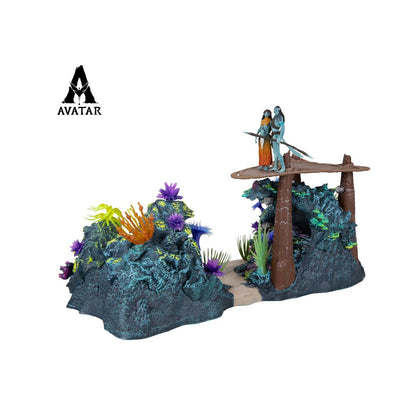Avatar Metkayina Reef Playset With Tonowari & Ronal By McFarlane Toys
