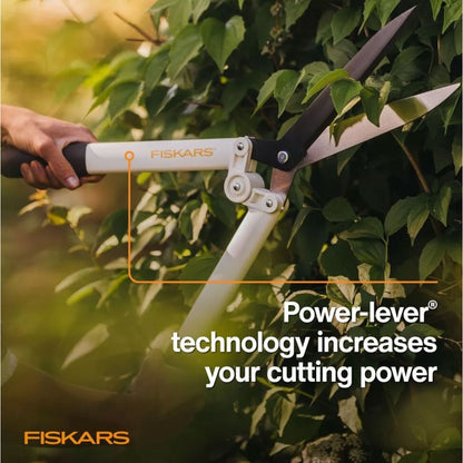 Fiskars Hedge Shears With Non-Stick Blade & Comfortable Grip H553 Lifetime Warranty