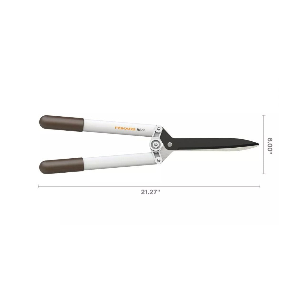 Fiskars Hedge Shears With Non-Stick Blade & Comfortable Grip H553 Lifetime Warranty