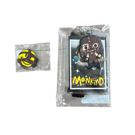 Funko WWE Mankind Lanyard & Pin Set New In Packaging 2020 Edition