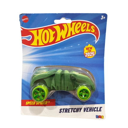 Hot Wheels Dragon Blaster & Speed Spider Stretchy Vehicles New For 2025 Ages 3+