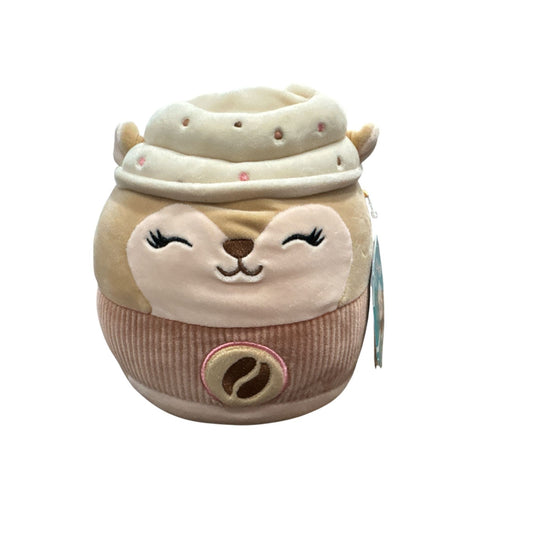 Squishmallows Reza The Squirrel Plush Coffee-Themed 8 Inch Collectible Toy