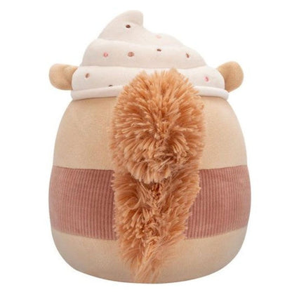 Squishmallows Reza The Squirrel Plush Coffee-Themed 8 Inch Collectible Toy