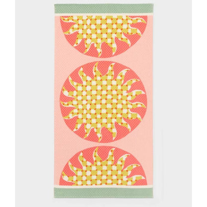Colorful Sunburst Design Cotton Sun Beach Towel By Room Essentials 34" X 64"