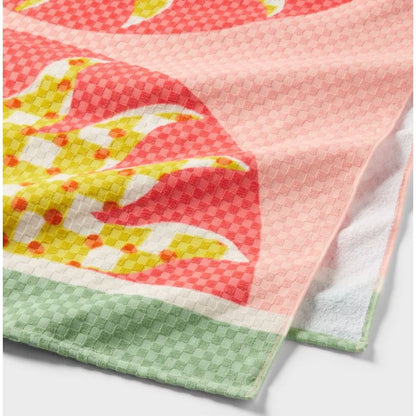 Colorful Sunburst Design Cotton Sun Beach Towel By Room Essentials 34" X 64"