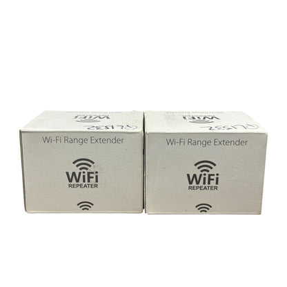 WiFi Range Extender Repeater 2.4G Dual Antenna Signal Booster With WPS Button 2 Set