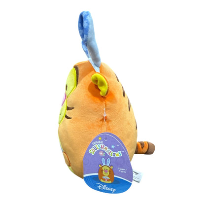 Disney Squishmallows Tigger Easter Plush With Bunny Ears 8" Soft Toy Collectible