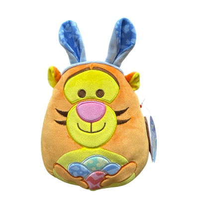 Disney Squishmallows Tigger Easter Plush With Bunny Ears 8" Soft Toy Collectible