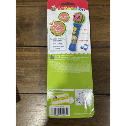B. Toys Squish & Splash Bath Buddies & CoComelon Karaoke Microphone Bundle 9 Bath Toys & Musical Toy For Kids