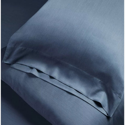 Casaluna Blissful Pillowcase Set Standard/Queen Rayon From Bamboo Dark Blue 400 Thread Count